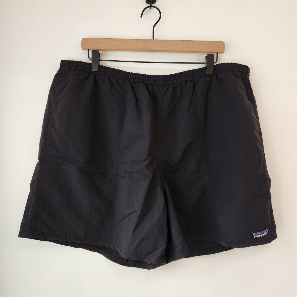 Patagonia Shells Black Shorts Bottoms Netplus Lined Hiking Men's XXL